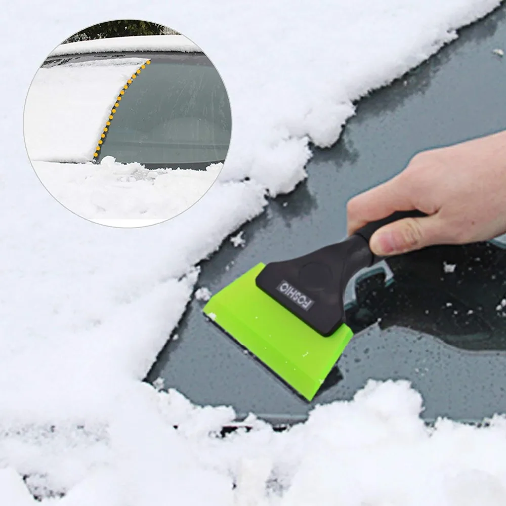 

FOSHIO Auto Magic Handle Car Ice Scraper Snow Shovel Window Kitchen Vinyl Wrap Tint Squeegee Bathroom Water Wiper Cleaning Tool