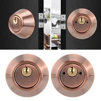

Double Cylinder Lock Stainless Steel Home Security Door Bolt Anti-Theft Lock on Double Side for Wood Door Lock