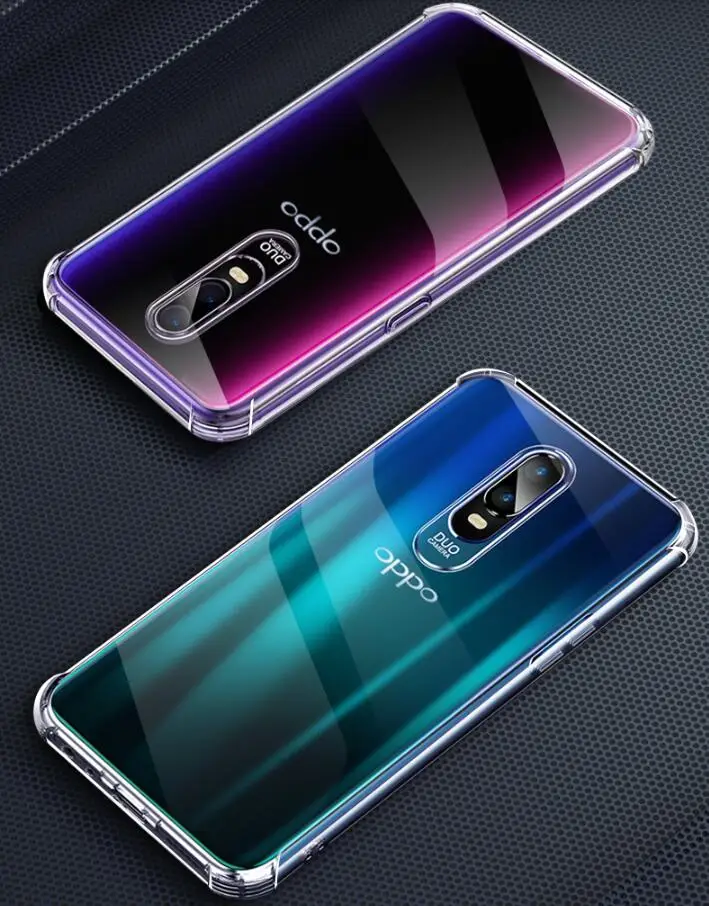 Противоскользящая Задняя панель для Realme X50 Pro XT X2 Q X Lite 2 3 5 6 C1 C2 C11 Find Pro|Бамперы| |