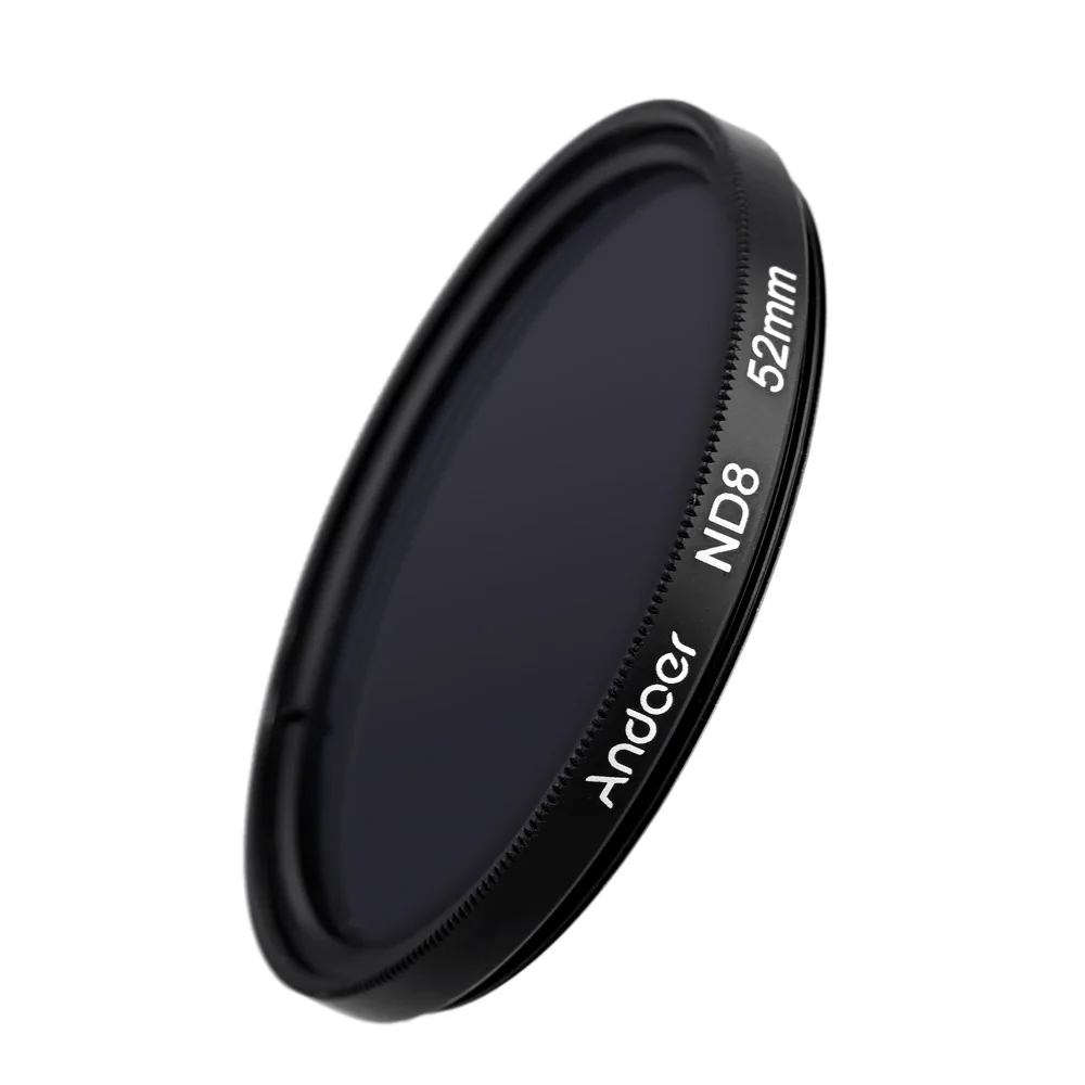 Andoer 52 мм UV+ CPL+ ND8 круговой фильтр комплект круговой поляризатор фильтр ND8 фильтр нейтральной плотности для Nikon Canon DSLR камеры