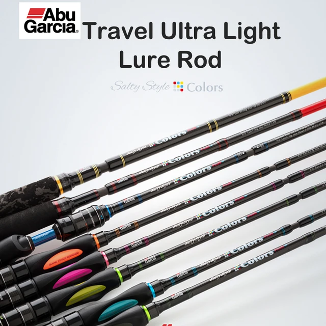 kapitel pensionist fusion Abu Garcia 1.65m-2.74m STC Colors Baitcasting Fishing Rod Travel Ultra Light  Spinning Lure M L Power 4-5 Sections With Rod Bag - AliExpress