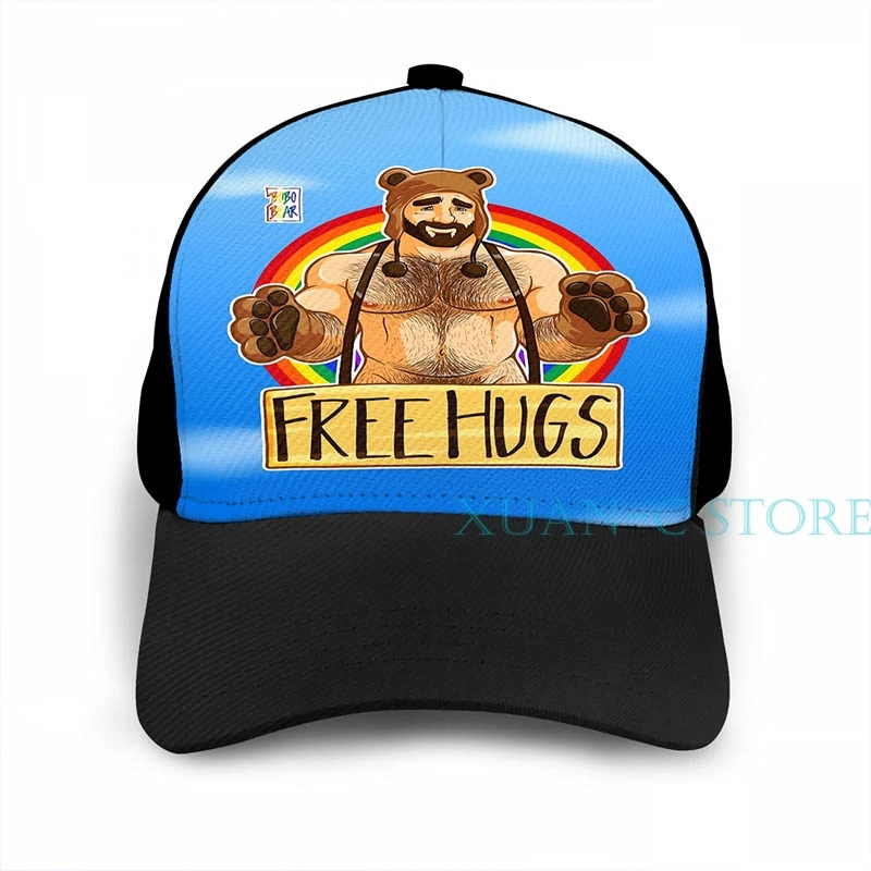 ADAM Lives HUGS-GAY PRIDE баскетбольная Кепка для мужчин и женщин модная черная шляпа унисекс с принтом