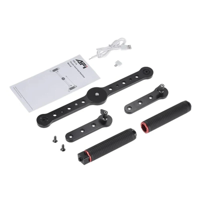 

AFI 3SD-1A Dual Grip Gimbal Handle with Joystick Control Aluminum Alloy Material for AFI VS-3SD 3-Axis Gimbal Stabilizer