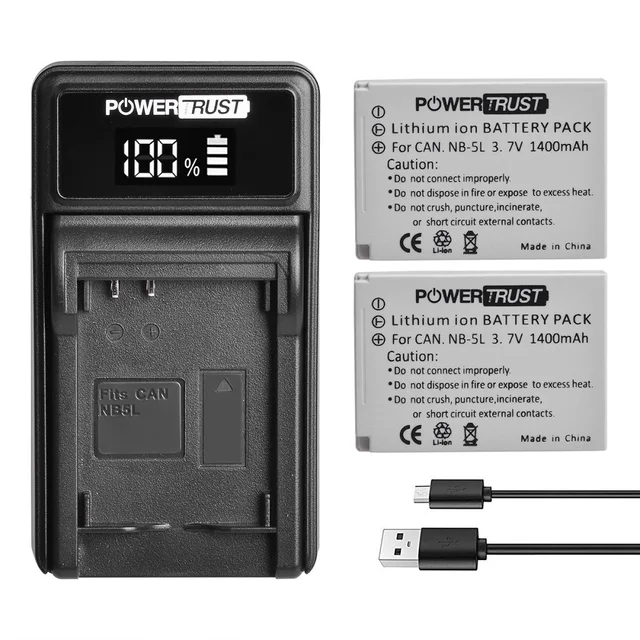 Canon Powershot S100 Pack NB-5L Battery For Canon PowerShot