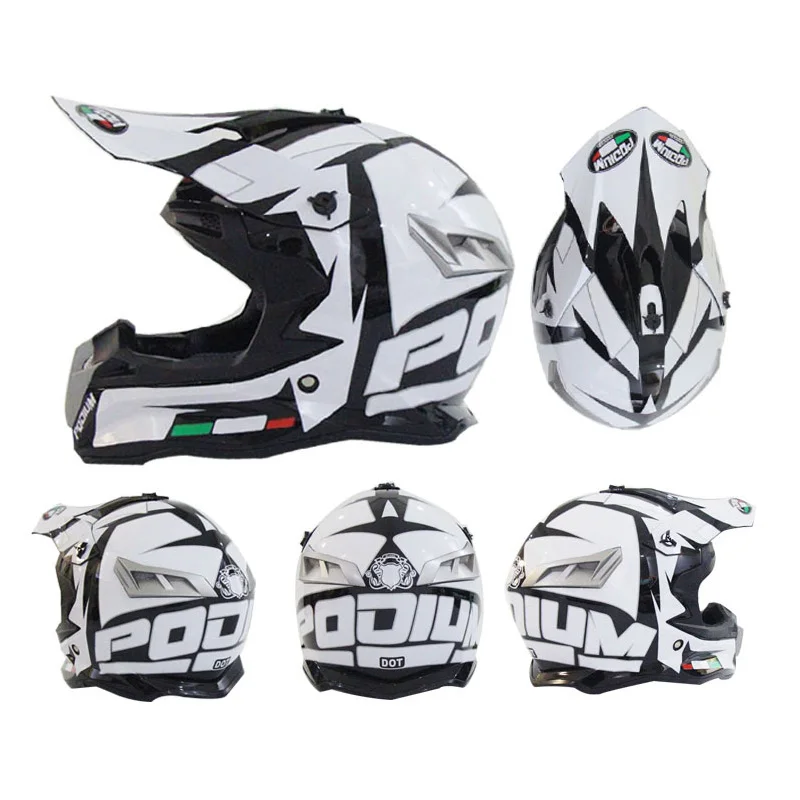 Полнолицевой шлем горный bikedownhike rashing горный крест-шлем с флагом casque moto cross Байкерский шлем capacete moto Mask - Цвет: G stlye