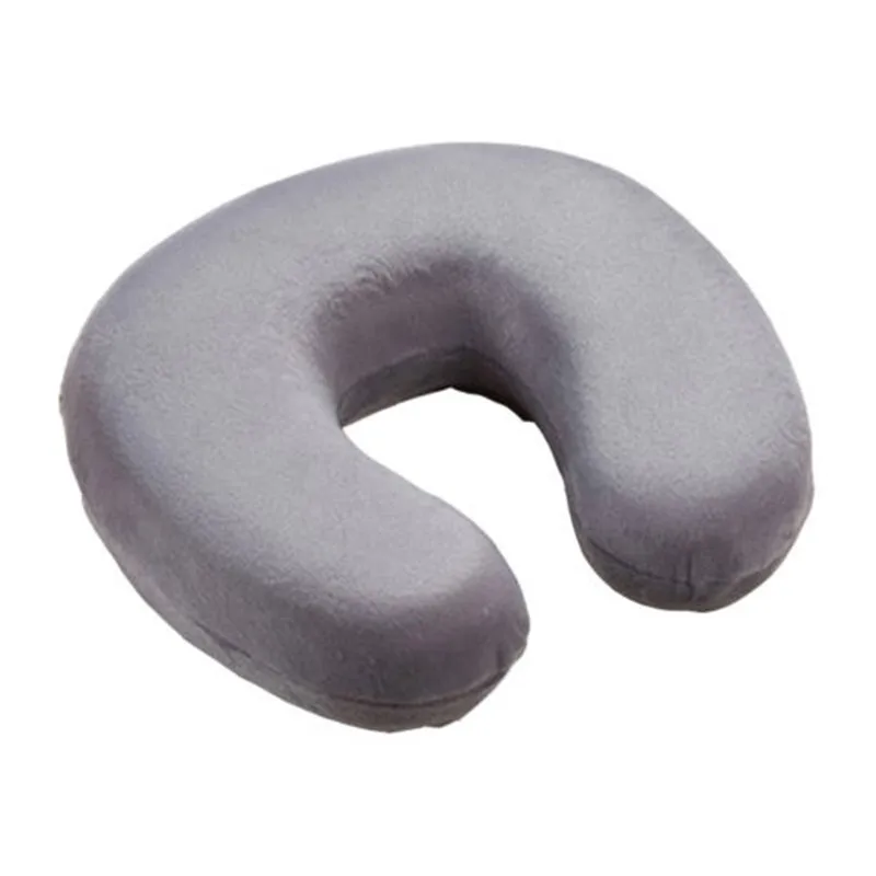 Светло-серый Memory Foam u-образная подушка для шеи для поддержки путешествий подушка для отдыха головы подушка для самолета поезда или Автомобильная подушка для отдыха - Цвет: Светло-серый