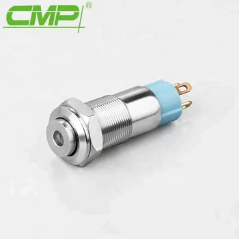 

Mini Pushbutton 10mm Momentary Button Switch With Dot LED