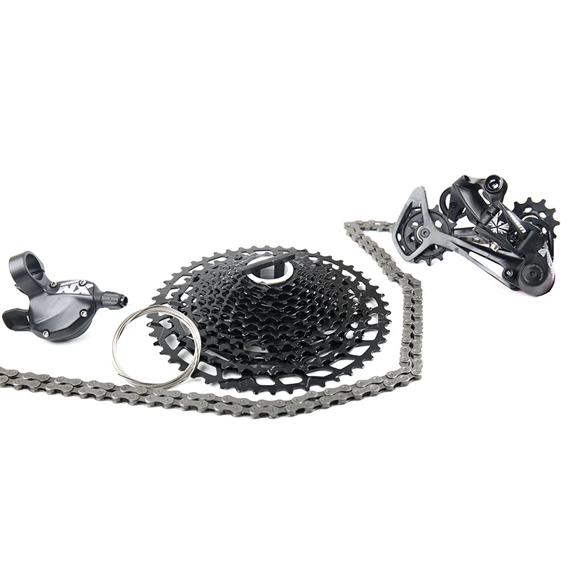US $191.00 SRAM NX EAGLE 4 Kits Groupset 1x12 12 speed 1150T MTB bike Trigger Shifter Rear Derailleur Chain NX EAGLE cassette freewheel