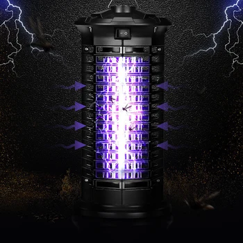 

No Noise Insect Zapper Flies Trap Repellent Pest Killing Lamp Bug Anti Mosquito LED Mute Bug Repeller USB Electric Zapper