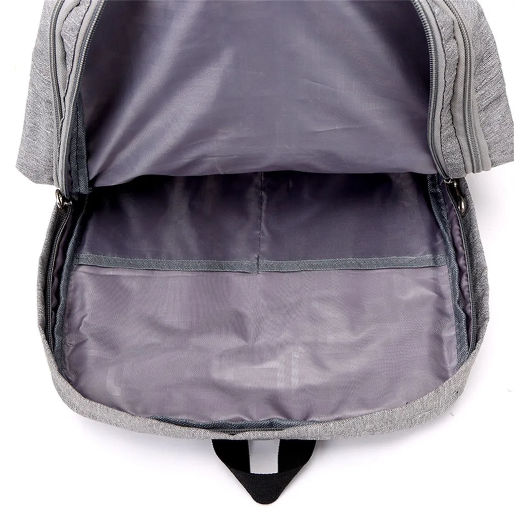 Dropshipping Casual Tops Plus Size Fashion Men Business Laptop Casual Backpack Student Bag Outdoor Travel Backpack With USB