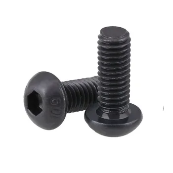 

American UNF Round Head Hexagon Screw Pan Head fine thread Bolt 10.9 grade high-strength screws 10 # -32 10Pcs