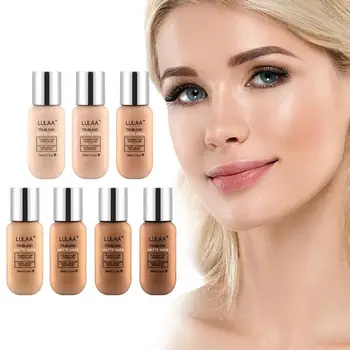 

7 Colors Soft Matte Long Wear Oil Control Concealer Liquid Foundation Cream Womens Makeup Foundation Face Concealer 35ml