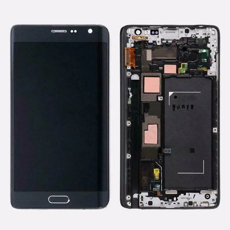 

For SAMSUNG Galaxy Note4 Edge N915 N915FD N915F LCD Display Touch Screen Digitizer With Frame Assembly Replace 100% Tested