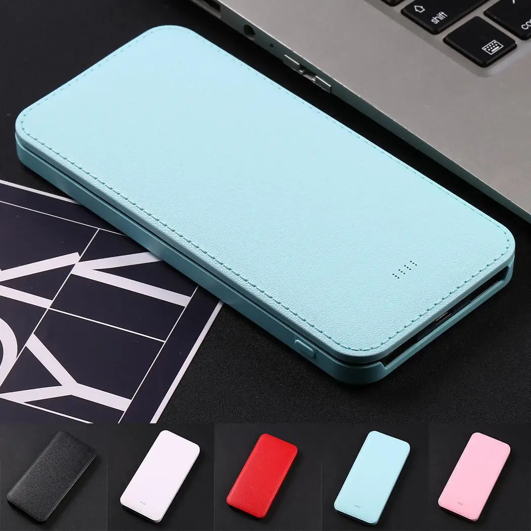 

Ultra-thin Dual USB Ports Power Bank Output Case Shell powerbank Box Polymer Lithium-ion Battery