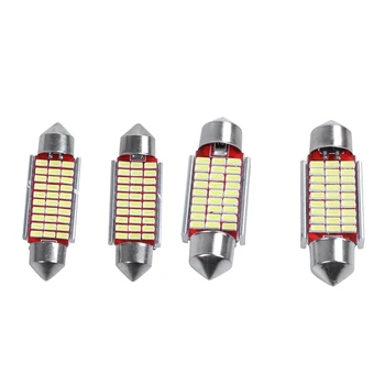 

4Pcs C5W C10W 39mm/36mm 3014 30SMD Festoon LED Canbus Car Inteiror Bulb License Plate Light 12V