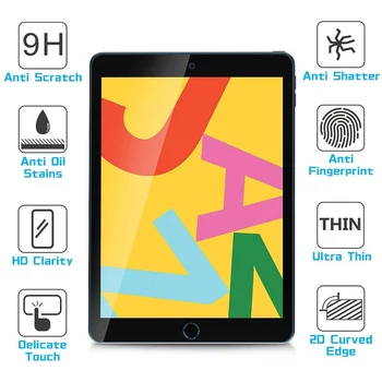 

Tempered Glass Curved Edge Screen Protector Film For ipad Pro 10.2 Full Cover Anti-Scratch Explosion-proof