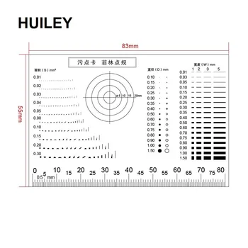 

Gauge Point Gauge Transparent Film Stain Card Comparison Card Stain Crack Contrast PET Dot Line Surface Quality Inspection