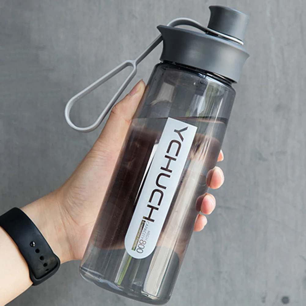 

Leak-proof Sports Water Bottle Portable 600 ml 800 ml 1000ml Large Capacity Food-Grade with Tea Filter