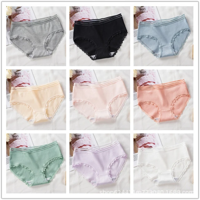 Underwear Women Girls Panties Plus Size  Size 9 Women Underwear - 3pcs  Underwear - Aliexpress