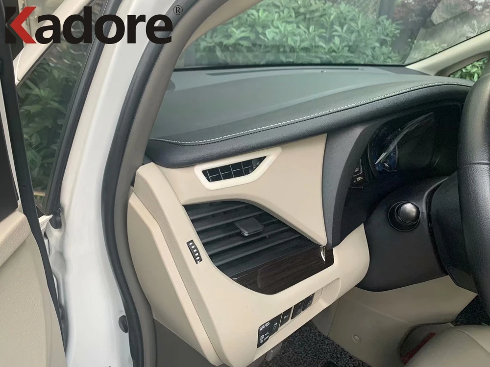 Для Toyota Sienna 2019 2020 аксессуары для интерьера из углеродного волокна автомобильный