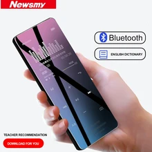 Newsmy A65 MP4 плеер 8 Гб Walkman Тонкий чехол OTG электронная книга Поддержка TF карта HiFi Loseless Студенческая Bluetooth 2,4 дюймов музыкальный плеер