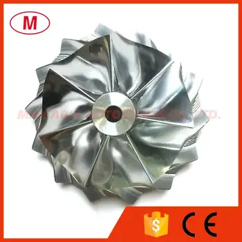

GT3076 59.08/76.13mm 7+7 blades Forward Turbo Billet compressor wheel/Aluminum 2618/Turbocharger Milling wheel for Racing