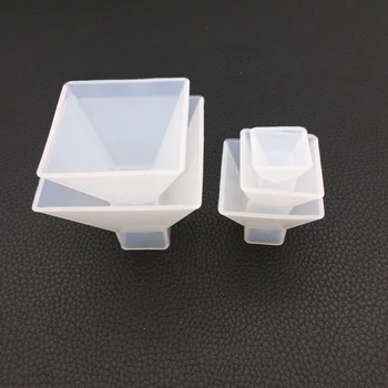 

Pyramid Transparent Silicone Mould Epoxy UV Resin Molds Decorative Handmade Craft DIY Jewelry Making Tools