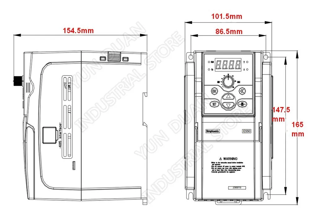 SUNFAR Универсальный Частотный преобразователь VFD 2200 кВт 220 Вт 1000 В Гц VVV/F SVC для маршрутизатора мотор шпинделя гравировки контроллер