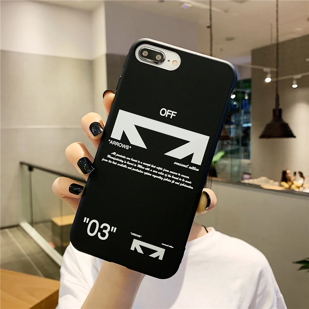 3 Популярный роскошный саржевый чехол с полосками для iphone 6s 7 8 plus 11 XS Pro MAX XR X модный тренд белая стрела Мягкий силиконовый чехол для телефона - Цвет: 3