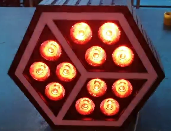 E-With fly чехол led cube par 12 шт.* 10 Вт 4 в 1 rgbw led par Светильник 12*10 Вт par led вечерние dj светильник ing