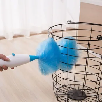 

Electric Feather Duster Adjustable Bookshelf Window Cleaning Brush As Household Clean Helper Automatic Dust Brush Duster