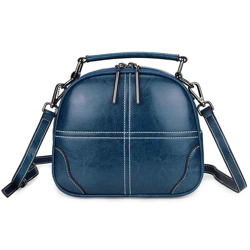 blue designer purse