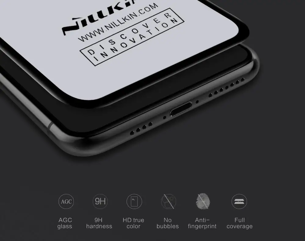 Nillkin 3D CP+ MAX полное покрытие закаленное стекло для Apple iPhone 11 Pro 5,8 дюймов Анти-взрыв протектор экрана