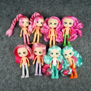 

Sale 1pc Kids Girl Play House Doll Toy BJD Girl Baby Gifts High Quality Figure Joint Movable Collections 13cm