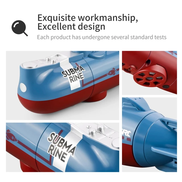 Mini RC Simulation Submarine Waterproof children diving toy military model remote control submarine for Kids Boys New Year gifts 5