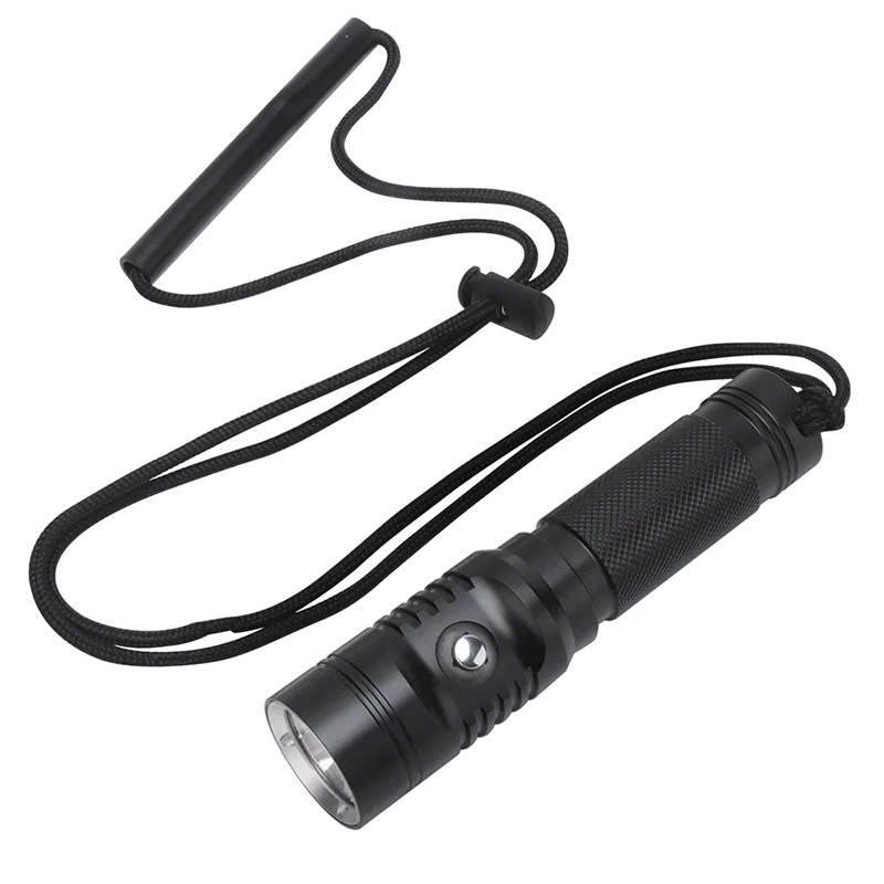 

powerful LED Flashlight IPX8 Waterproof Torch Light Aluminum Alloy Flashlight with 21700 battery 1000 Lumens for camping Diving