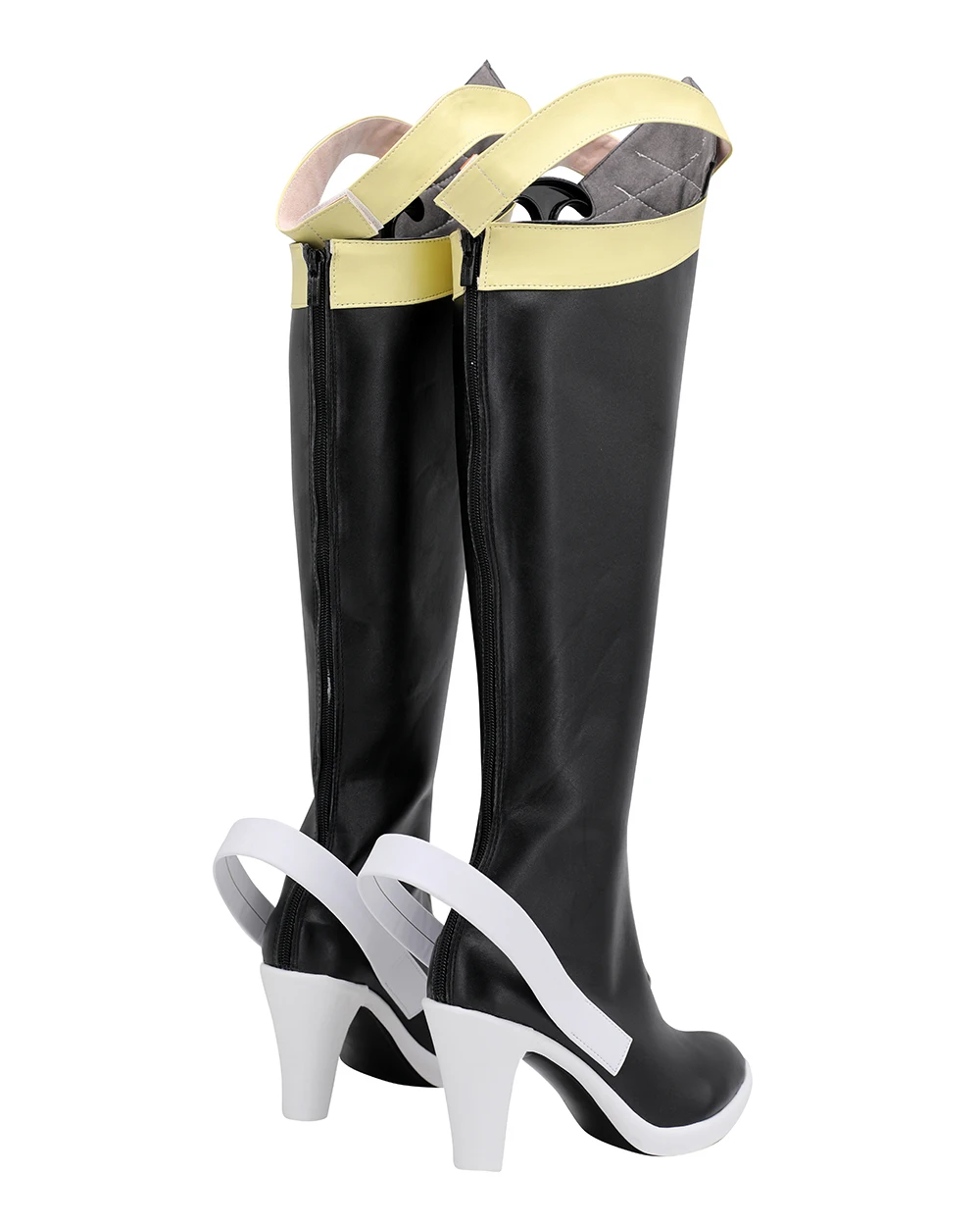 Sword Art Online Alicization Asada Shino Cosplay Boots High Heel Black Shoes (3)