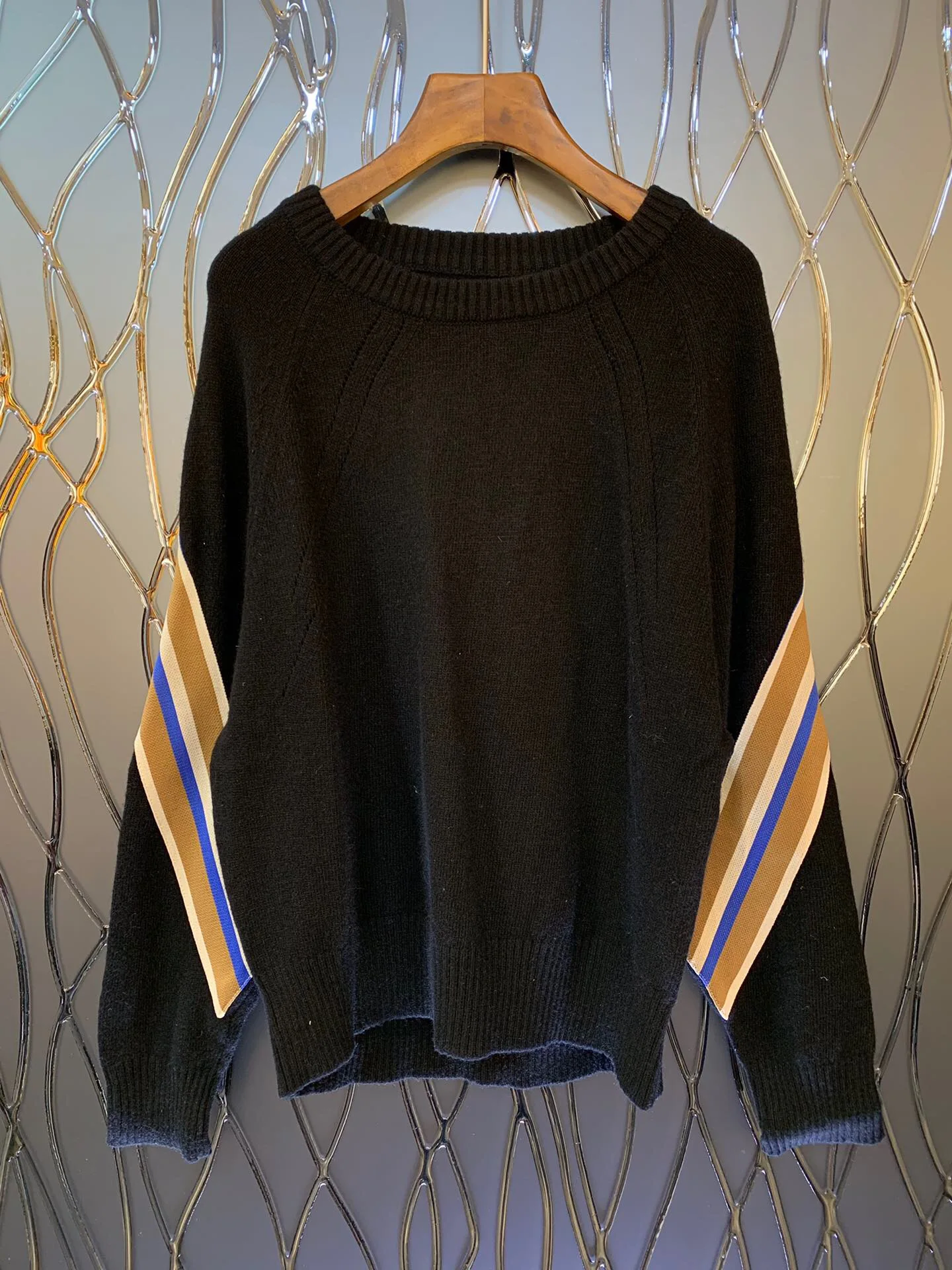 New Casual Fashion Black Long Sweater&pullover Women Winter Loose Style Three Sizes