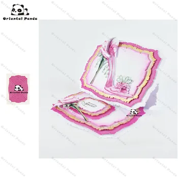 

New Dies 2020 A tattered frame Metal Cutting Dies diy Dies photo album cutting dies Scrapbooking Stencil Die Cuts Card Making