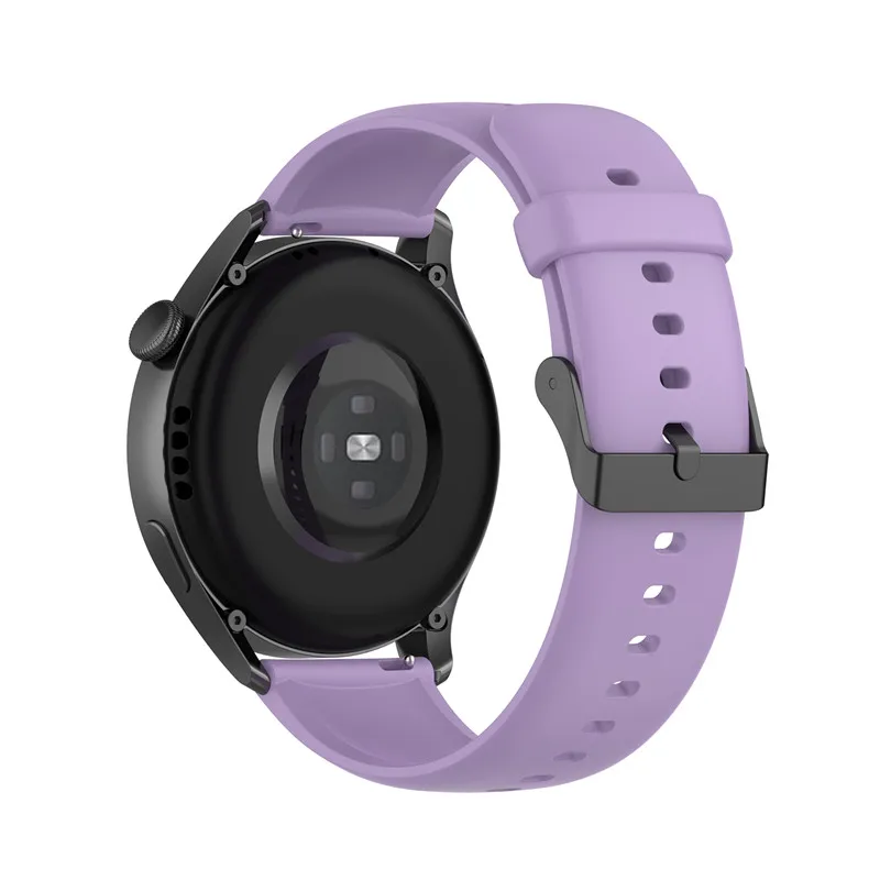 20mm 22mm Silicone watch strap For Samsung Gear S3/Active2/Huawei GT2 /Amazfit bip/Fossil Q/POLAR ignite Vantage M2 wristband