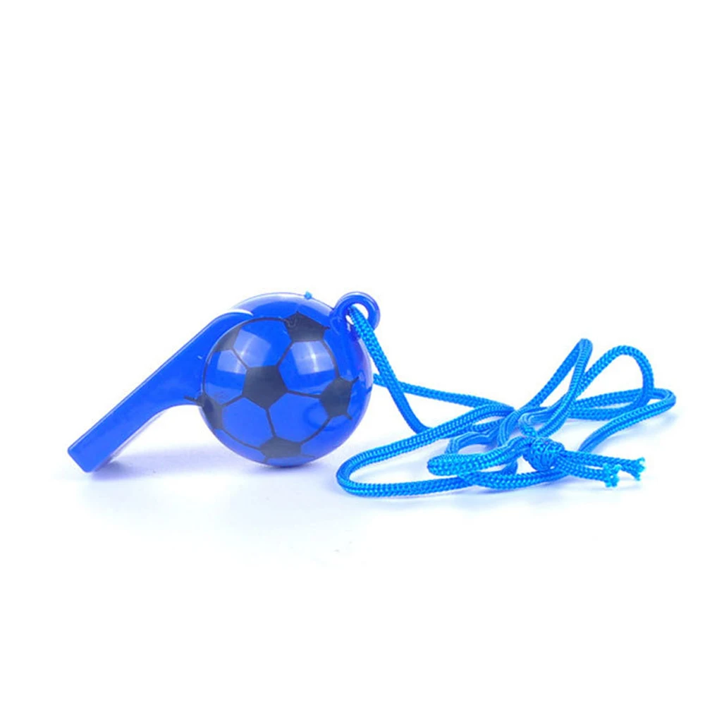Mini Whistle Plastic Multifunction With Rope 5Pcs Kid Football Soccer Rugby Cheerleading Whistle Children Gifts Random Color sport whistle sports whistle soccer whistle mini whistle