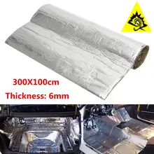 6 мм автомобильный Грузовик теплоизоляционный коврик шумоизоляция автомобильный Теплоизоляционный звукоизоляционный коврик омертвевающая пена 300x100 см