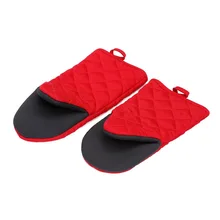 [Insulated Expert] yuda Толстая Изолированная противоскользящая микроволновая печь только рукавицы для выпечки высокотемпературная нагревательная с защитой стойкая