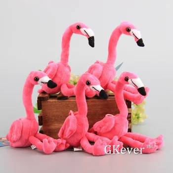 

10pcs/set Standing 18cm flamingo Plush Toys Doll Peluche Stuffed Animals Toys Pillow Soft Sleeping toys baby kids Birthday Gift