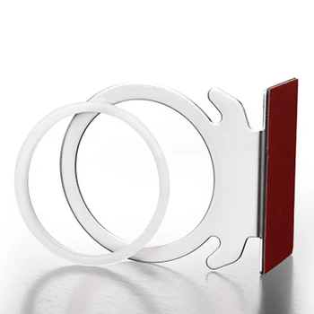 

UxradG Stainless Steel Bathroom Hair Dryer Holder Wall Mounted Rack Space Aluminum Shelf for Storage Organizer Hairdryer Holder