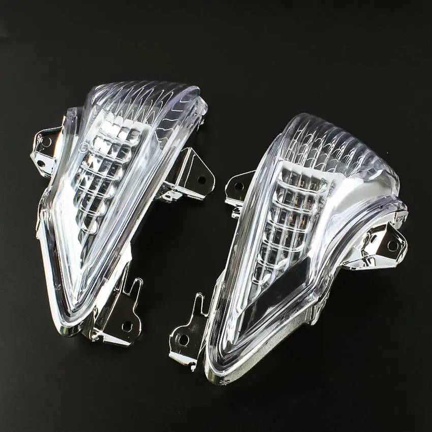 Передний указатель поворота объектива для Kawasaki Ninja ER6N ER-6N EX650R 2009 2010 2011 Clear |