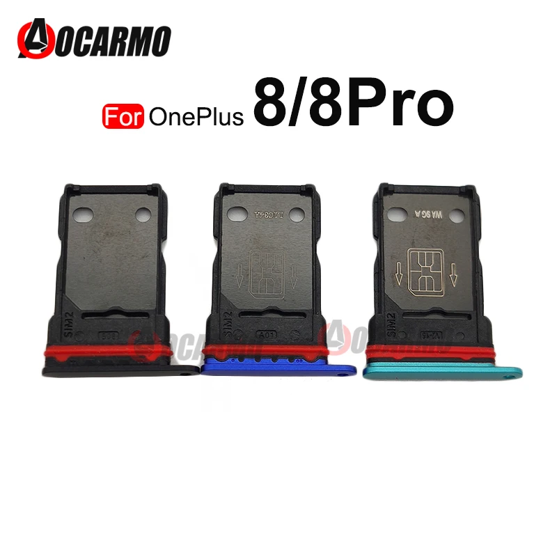 SIM-лоток с двумя Sim-картами для OnePlus 8 Pro 8Pro запасная часть | Мобильные телефоны и