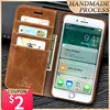 Musubo Genuine Leather Flip Case For iPhone 8 Plus 7 Plus Luxury Wallet Fitted Cover For iPhone X 6 6s SE 2022 Cases Coque capa ► Photo 1/6