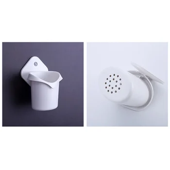 

Punch-Free Drain Storage Box Suction Cup Toothbrush Holder Bathroom Hanger Storage Organizer Hanging Toothbrush Holder Toothpast