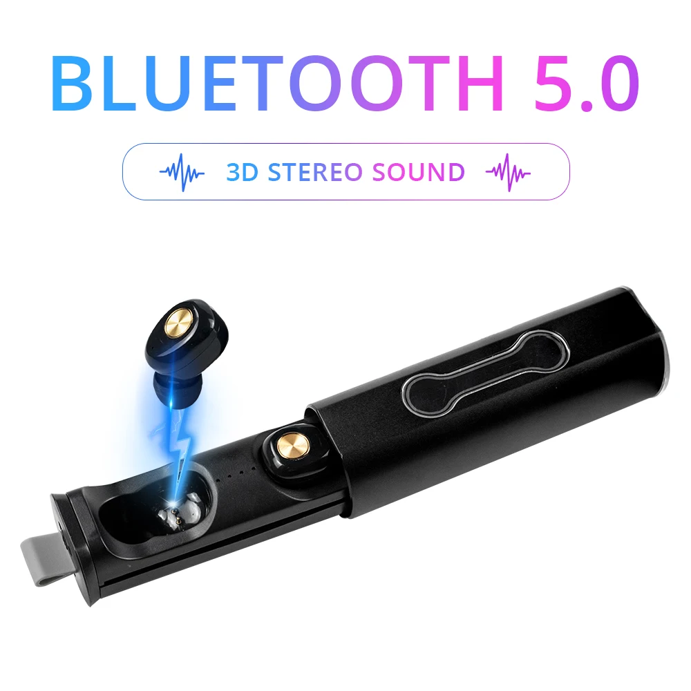 Defeway мини наушники 3D стерео звук Bluetooth 5 0 с HD микрофоном TWS Ture беспроводные